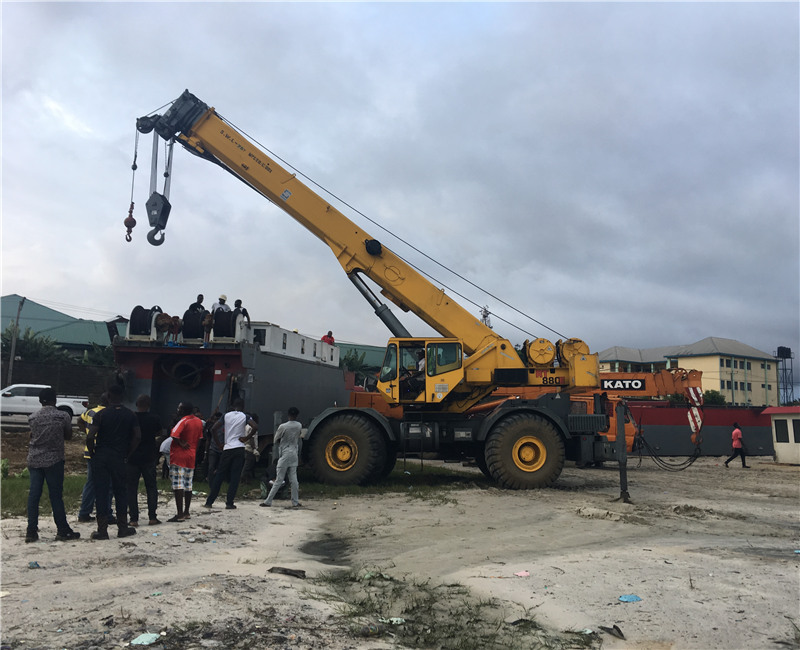 JMD550 Cutter-Saugbagger beim Baggern in Nigeria