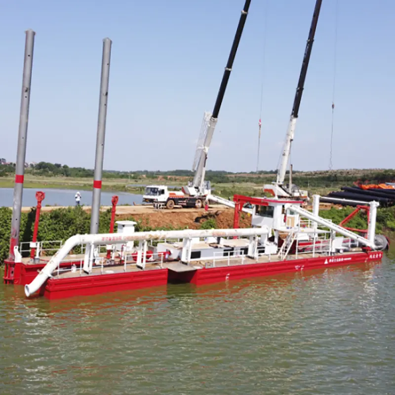 Flussentssilding -Baggerschiff für Flussbagger mit starker Leistung